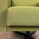 Restored vintage green swivel lounge armchair from 60's / mid century / upholseted / chair