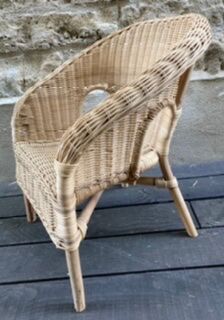 Children's rattan armchair
