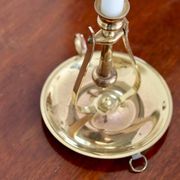 Swedish brass candlestick
