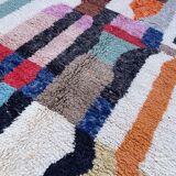 Authentic Moroccan wool rug handwoven, 250x150 cm