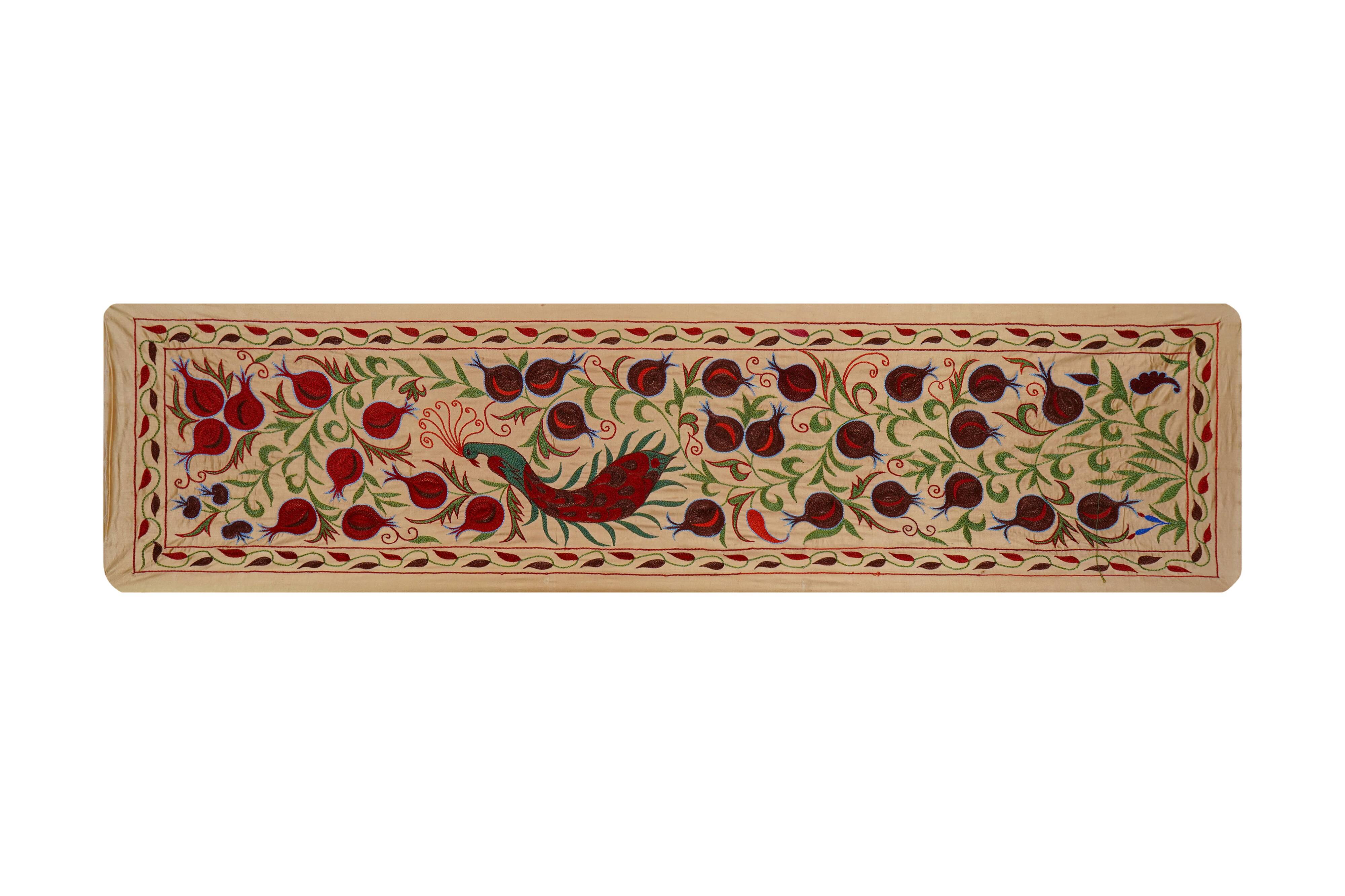 Hand-knotted rug, vintage Turkish rug 53x189 cm