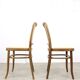 Chaises vintage n°811 en bois courbé, lot de 4