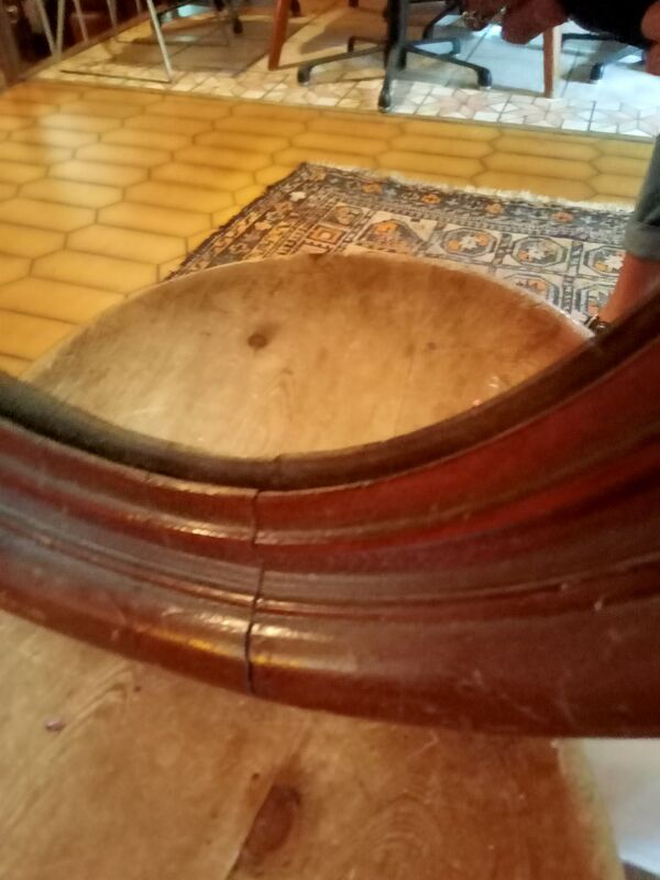 Miroir oeil de boeuf très ancien