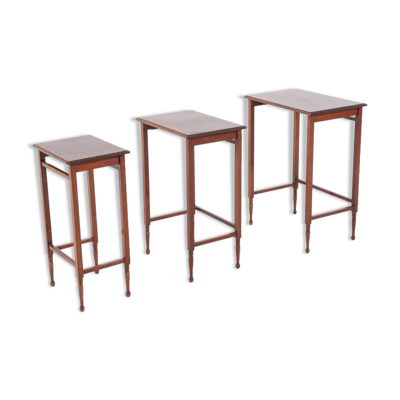 Swedish nesting side tables by Nordiska Kompaniet, 1950