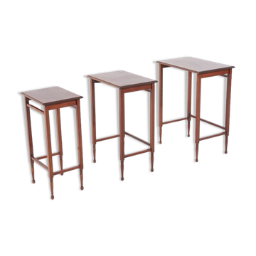 Swedish nesting side tables by Nordiska Kompaniet, 1950