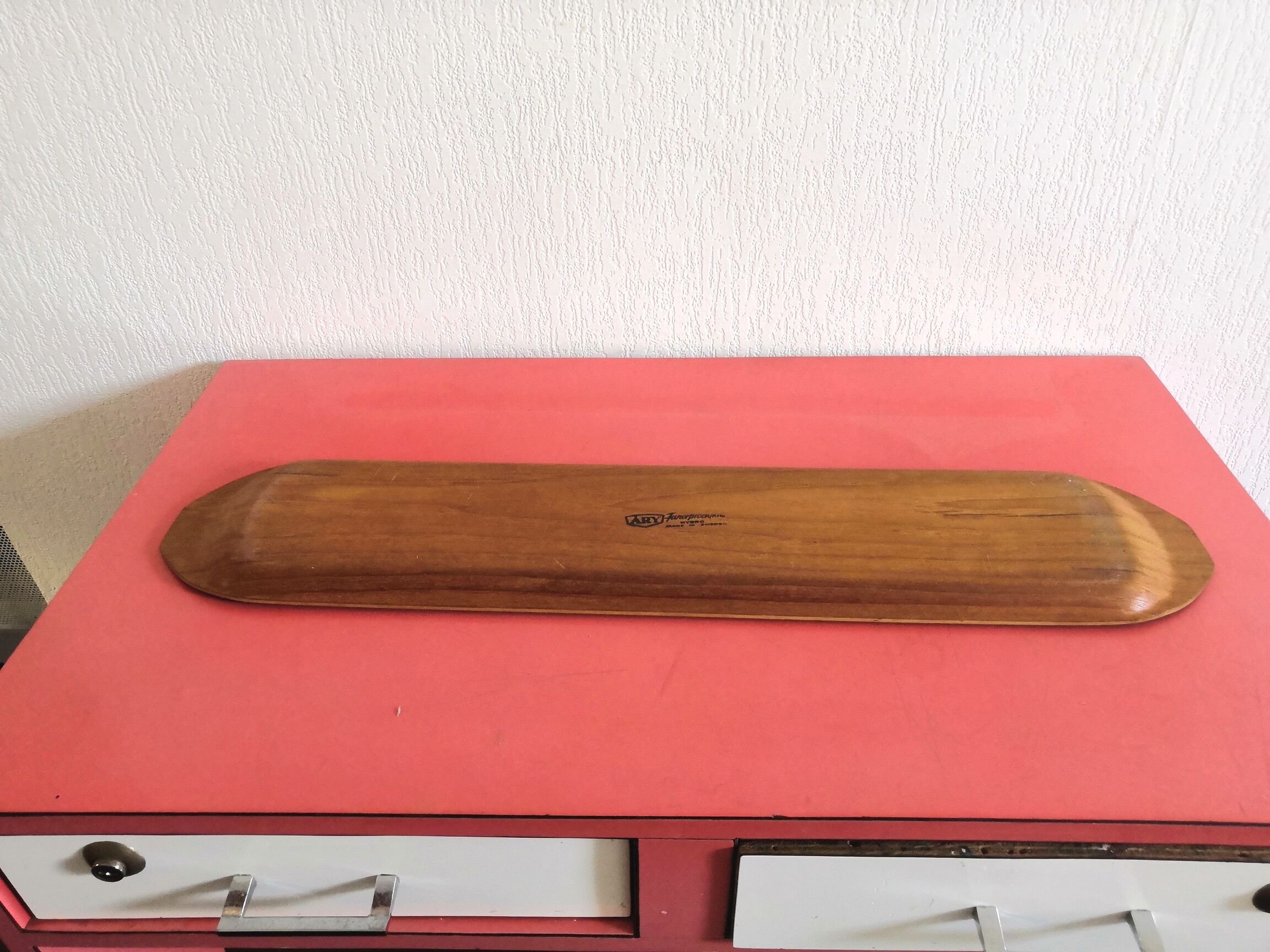 Teak tray design Ary Nybro Sweden 60s