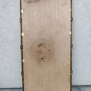 Hollywood Regency Wall Mirror in Brass, Neoclassical Style, 1950s