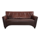 Oxblood leather sofa DeSede DS-72b