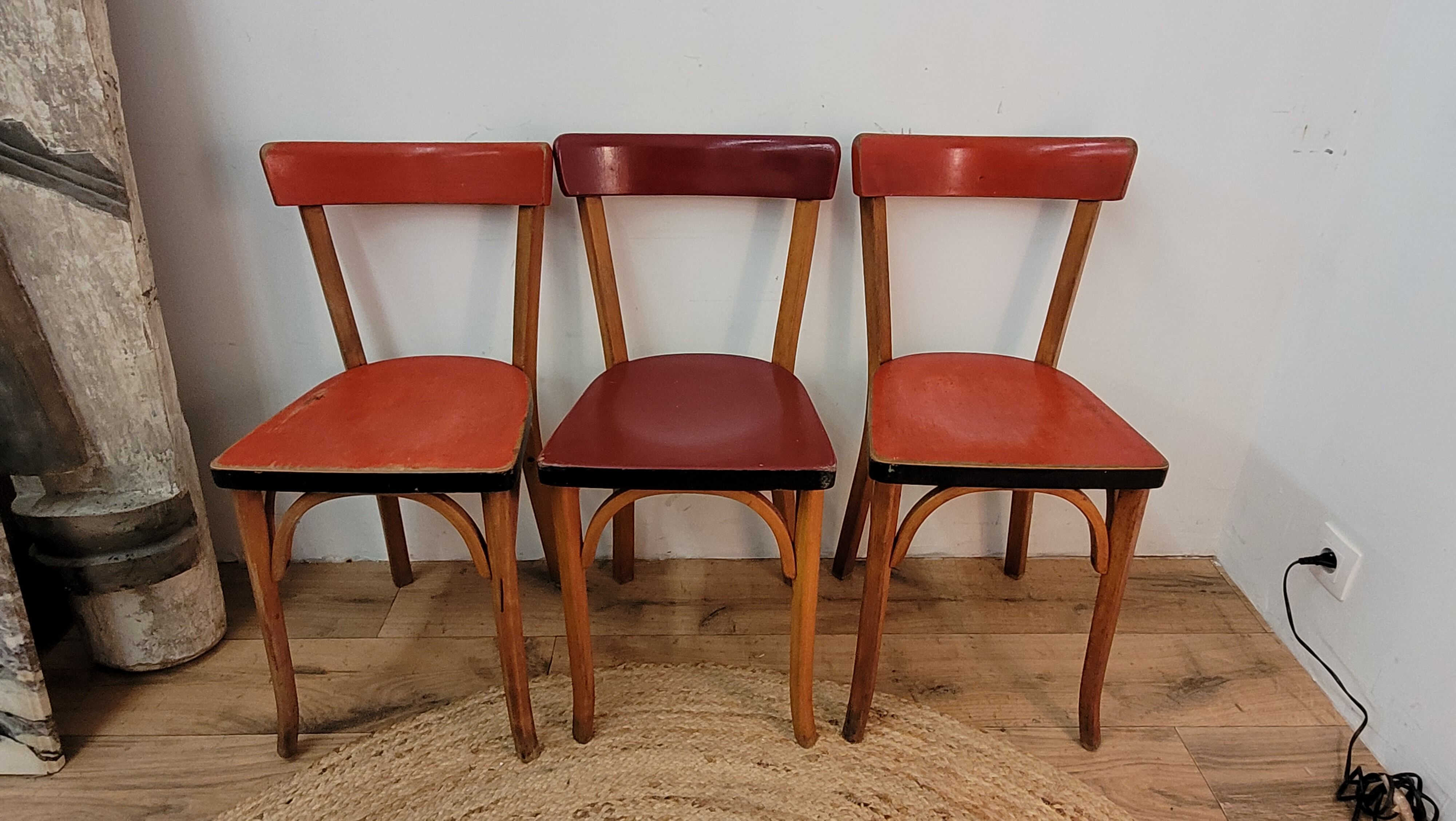 3 Baumann chairs