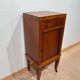 Biedermeier Pillar Cabinet in Cherry Veneer, 1820