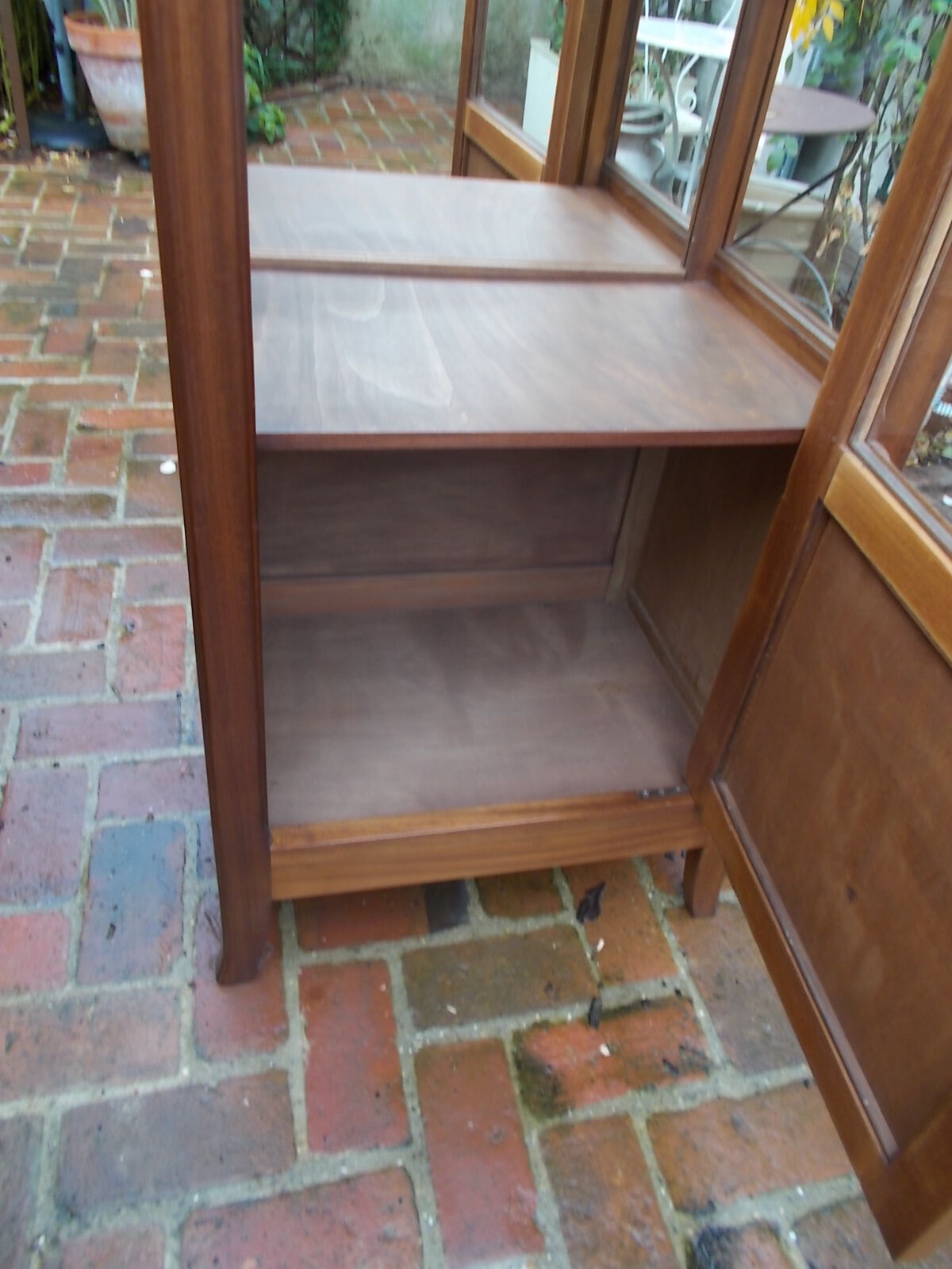 Mahogany showcase