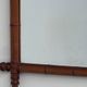 Antique faux bamboo mirror, France, late 19th century
