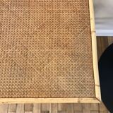Rattan desk and canework 50s