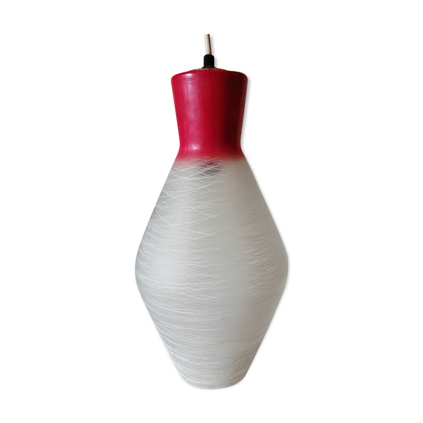 Suspension verre années 40/60