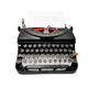 Typewriter Remington model 5T black usa revised ribbon new