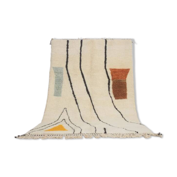 tapis berbère beni ouarain  lignes nomades 3*2m