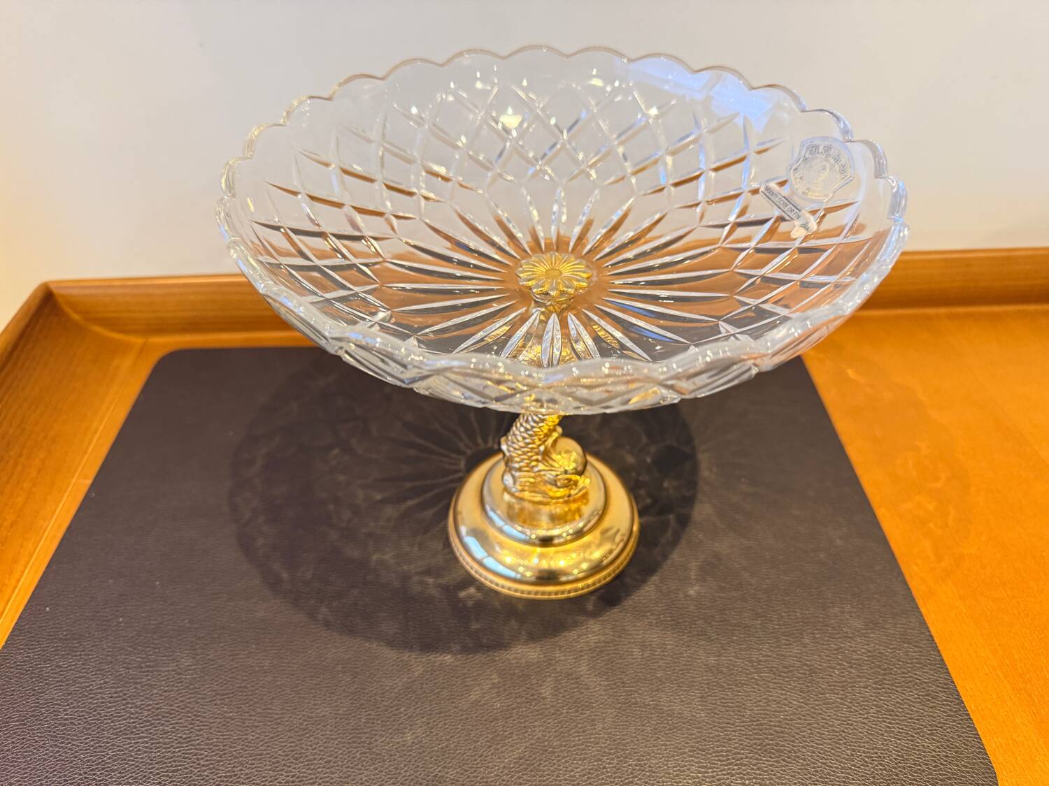 Val Saint Lambert fruit bowl VSL