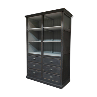1930 commercial shelf cabinet with drawers
