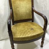 Charles X mahogany armchair
