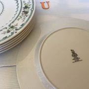 Six assiettes plates provençal royal Doulton