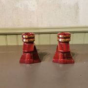 Paire de bougeoirs vintage
