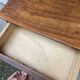 Guéridon selette console vintage louis philippe noyer 1950