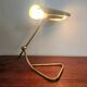 Rare Midcentury Brass Table or Desk Lamp OMI, Office or Bank, Germany, 1970s