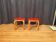 Pair of NE60 stools designed by Alvar Aalto, Artek, Finland, 1980s