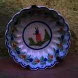 Vintage Quimper Plate