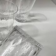 Ensemble de 7 gobelets cristal Baccarat modèle Richelieu Champigny