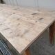 Large vintage wooden farmhouse table, 2.45m, 8 people