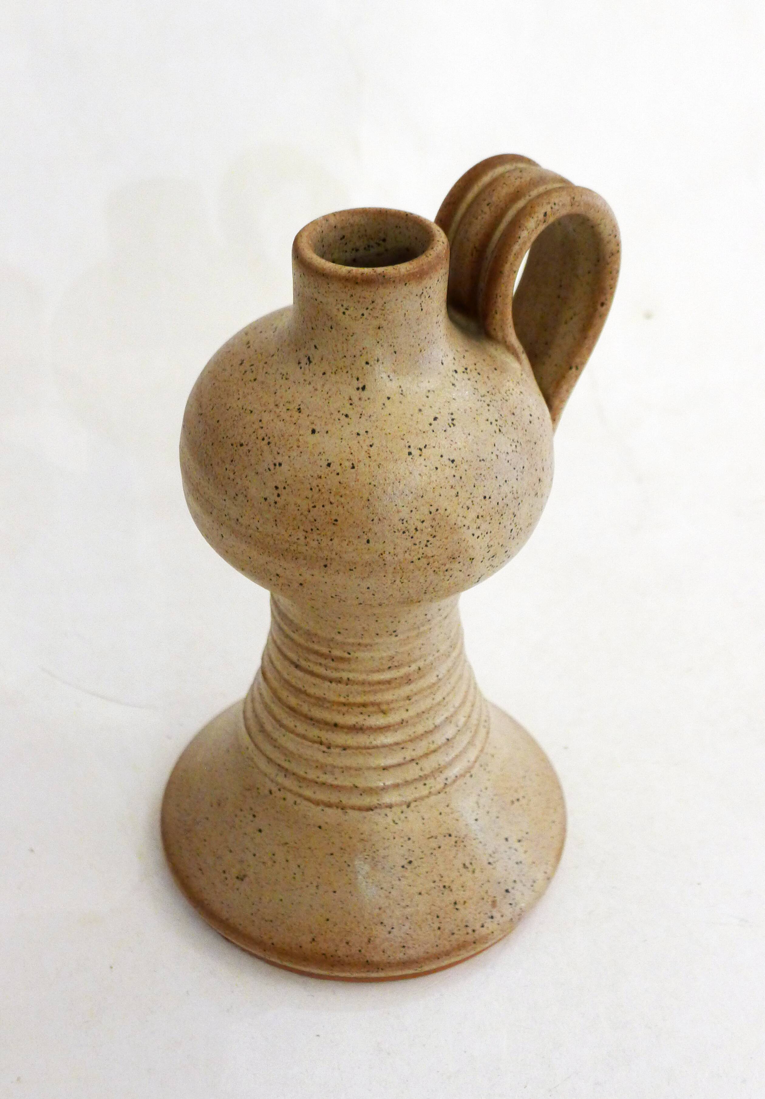 Pichet bouteille en grès Vallauris