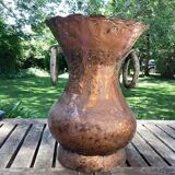 Old copper vase
