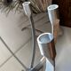 Aluminum candlestick, vintage Ikea, designer Sigga Heimish