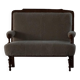 Danish two-seater canapé from the early 20th century in merino wool and wood, 1930s.