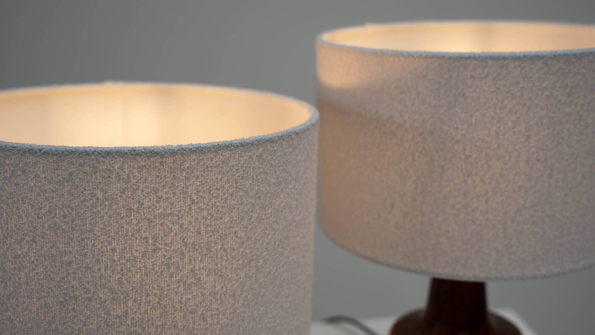 Pair of Sun series table lamps by Søholm for Bornholm
