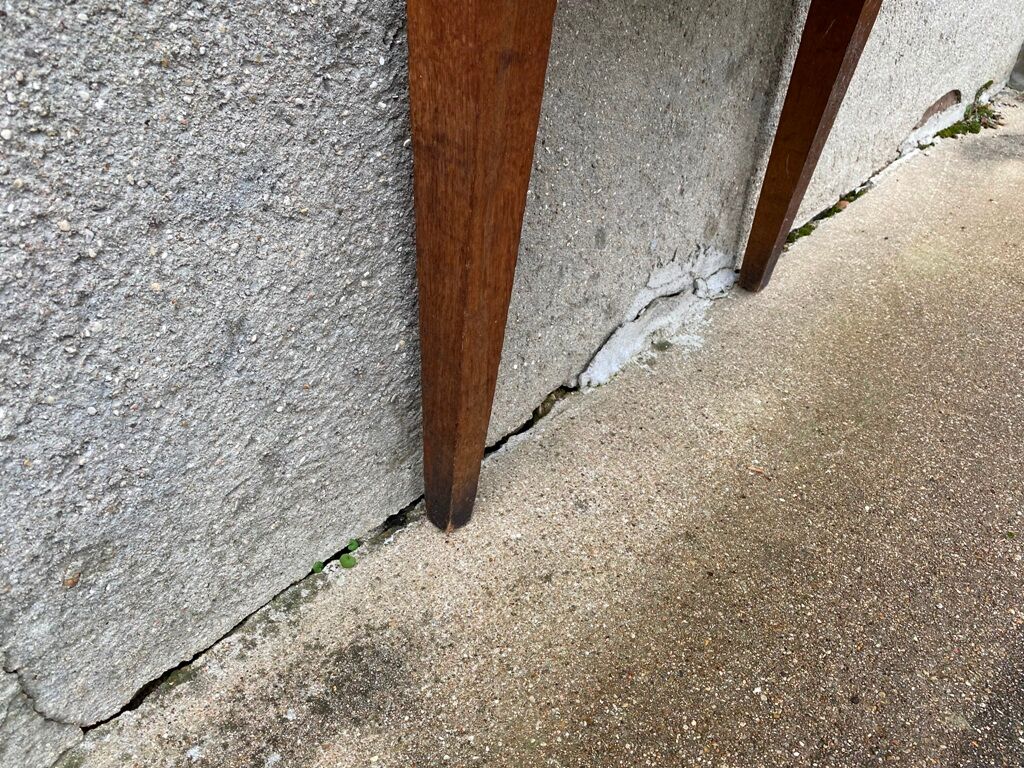 Solid wood desk with 1 drawer 75x52cm