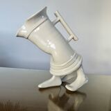 Anthropomorphic jug in slipware