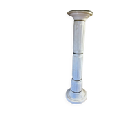 Column / Pedestal in alabaster and bronze with antique inspiration