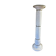 Column, pedestal in alabaster and bronze with antique inspiration.