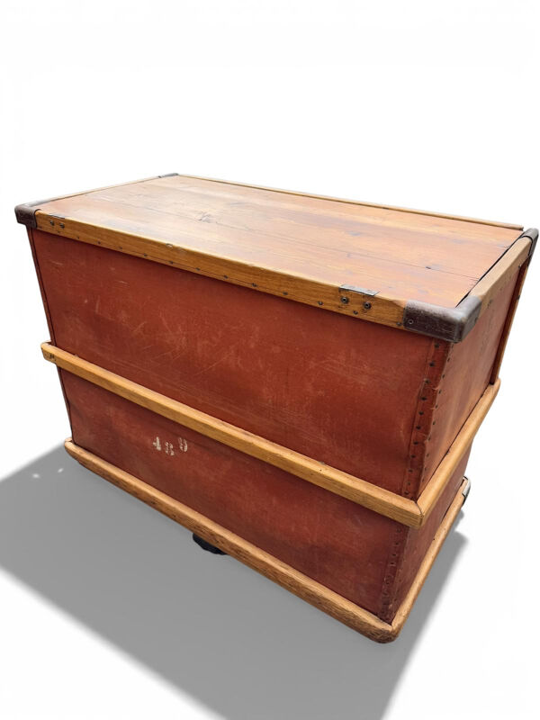 Caisse buffet bar / étagère – Mobilier industriel « Suroy »