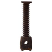 19th-century sculptural French wine press in solid wood / pedestal