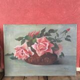 Oil on canvas signed on chassis, early 20th century