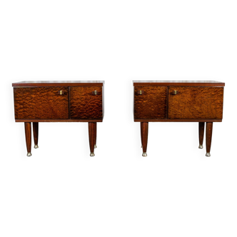 Pair of vintage bedside tables