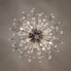 Venetian chandelier "Sputnik" adorned with Murano glass drops, around 1990.