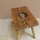 Tabouret de lait vintage