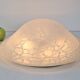 Vintage Mushroom Ceiling Lamp in Glass, 1970s