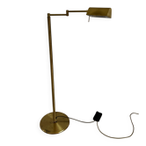 Brass reading floor lamp