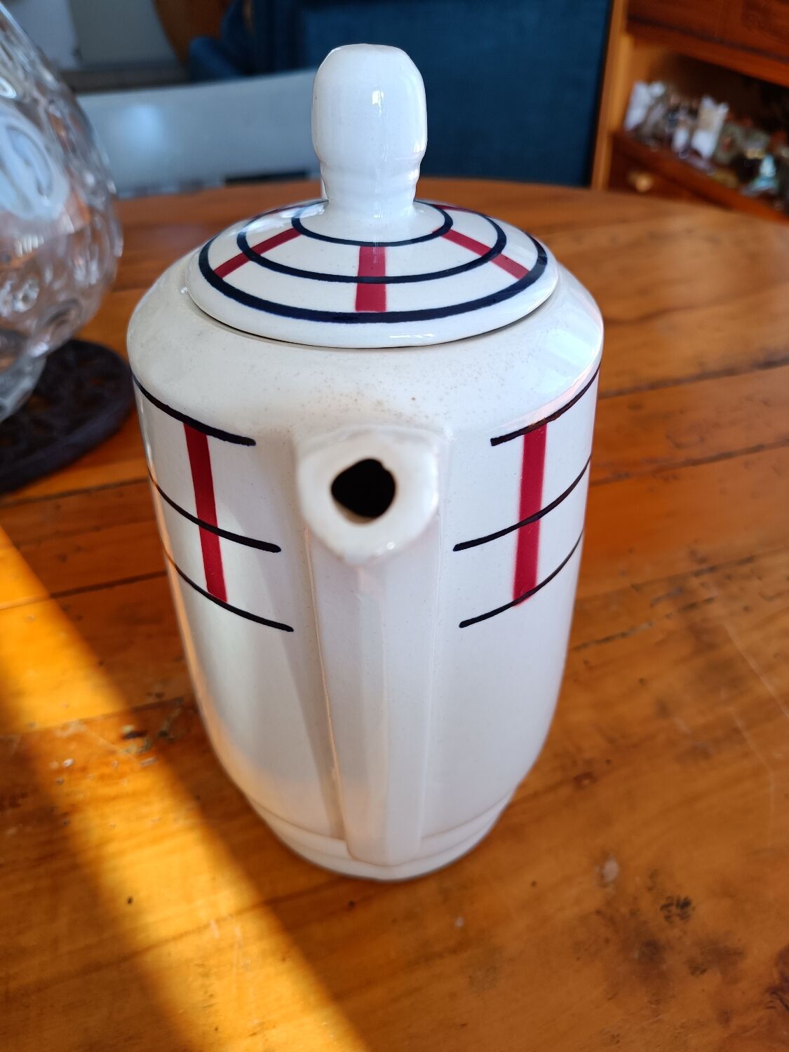 Basque ceramic coffee pot