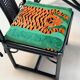 Gasparucci Italo office set / Jokhang Tiger velvet, designed by J. Hartig, Schumacher